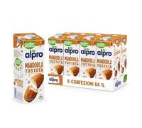ALPRO CLASSICO, Bevanda alla MANDORLA, 100% vegetale con vitamine B2, B12 e D2, E (8 confezioni x 1 Litro)
