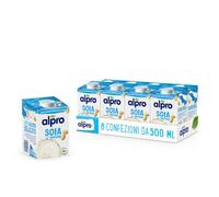 ALPRO CLASSICO, Bevanda alla SOIA, 100% vegetale con vitamine B2, B12 e D2 (8 confezioni da 500 ml)