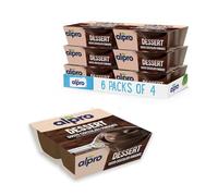 ALPRO DESSERT 100% Vegetale al gusto CIOCCOLATO FONDENTE, morbido e goloso (6 confezioni da 4x125 g), Crema