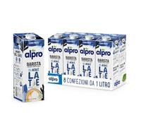 ALPRO, QUESTO NON È LATTE BARISTA - Bevanda all' AVENA, Alternativa Vegetale al Latte, Naturalmente Senza Lattosio, Gusto Latte - 8 confezioni x 1 Litro