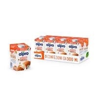 ALPRO SENZA ZUCCHERI, Bevanda alla MANDORLA, Alternativa Vegetale al Latte, Naturalmente Senza Lattosio, con Vitamine B2, B12, D2, E - 8 confezioni x 500 ml