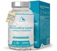 ALPS NATURE Bisglicinato di Magnesio 1500 mg con Taurina, Vitamina B6 e D3 - 300