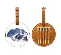 Alps Snow Mountains - Borsa portaoggetti per tee da golf, design portatile, facile da organizzare