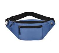 Alpseek Moda Esterna Versatile Impermeabile Sacchetto Del Petto Bum Bag Cinghia Regolabile Sacchetto Della Cintura per Ciclismo Corsa Escursionismo Vacanza di Viaggio con 3 Tasche per Uomi (Blu)
