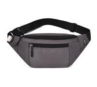 Alpseek Moda Esterna Versatile Impermeabile Sacchetto Del Petto Bum Bag Cinghia Regolabile Sacchetto Della Cintura per Ciclismo Corsa Escursionismo Vacanza di Viaggio con 3 Tasche per Uomi (Grigio)