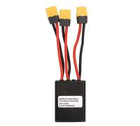 ALQSIM Dual Battery Parallel Module Adapter, 20V-72V Aluminum Alloy Electric Bike Double Battery Discharge Converter Dual Battery Connector for 20V-72V Batteries And Controllers (20A)(40A)