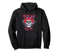 Already Dead Gothic Skull And Roses Felpa con Cappuccio