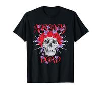 Already Dead Gothic Skull And Roses Maglietta