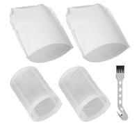 Alrens 2 prefiltri + 2 filtri per aspirapolvere Makita CL100/106/180 DCL180, prefiltro 451208-3, parte filtro 443060-3, batteria domestica aspirapolvere con spazzola per la pulizia
