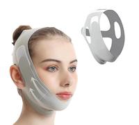 Alrens Fascia per il mento per dormire, riutilizzabile, riduttore a doppio mento ghiacciato, per rassodare e rassodare la pelle, sollevamento della mascella, design confortevole e regolabile