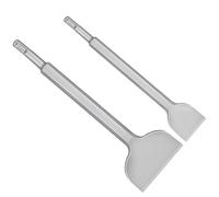 Alrens Set di 2 scalpelli SDS, scalpello per piastrelle, scalpello per trapano a percussione 280 x 100 mm e 250 x 40 mm, adatto per calcestruzzo, muratura, gesso, ecc