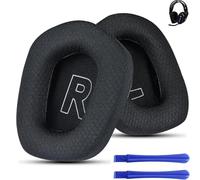 Alriedy Cuscinetti auricolari di ricambio per Logitech G733/G335, compatibili con cuffie Logitech G733 Lightspeed da gioco, tessuto a rete morbido e schiuma isolante per un comfort ottimale e