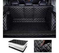 AlRWAY Tappetini per Bagagliaio Auto per Audi A6 Avant C8 2018-2023, Auto Vasca Baule Tappetino Antiscivolo Impermeabile, Tappeto Protezione Bagagliaio AntiGraffio,A Black