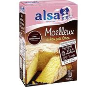 Alsa - Preparazione di torte, morbido, limone, 435 g, 3 pezzi