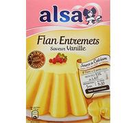 Alsa Preparazione Flan Entremets Crema dessert Vaniglia 4 Bustine 192 g