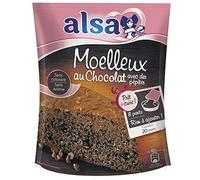 Alsa Preparazione per moelleux al cioccolato con pepite pronto per la cottura per 8 parti - Confezione da 500 g