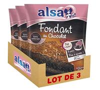 Alsa Preparazione per torte, fondente, cioccolato, 500 g, 3 pezzi