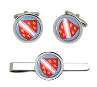 Alsazia (Francia) Gemelli E Fermacravatta Set
