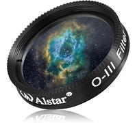 Alstar 1.25" O-III Filter - Enhance Contrast in Dark Skies - Observe Clear Veil, Ring, Dumbbell and Orion Nebula, Among Many Other Objects