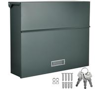 ALSTEN TECH Cassetta delle lettere di design, da parete, RAL 7016 A4/C4