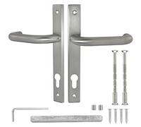 ALSTEN TECH Maniglia per porta a forma di U, set di 90 maniglie per porta PZ cilindri profilati con guarnizione lunga in acciaio inox, per porte interne e porte esterne, finitura satinata