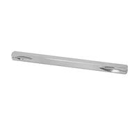 ALSTEN TECH Sollevamento quadrato 8 x 8 mm per maniglia della porta, 1 pezzo, lunghezza 120 mm, dentellato, collegamento stabile per maniglia, maniglia della porta, finitura satinata