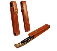 Alston Craig Vintage leather Executive Pen holder - Brown (compatible with MontBlanc, Sheaffer, Cross)