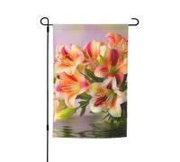 Alstroemeria Bandiera da giardino a doppia faccia per fattoria bandiera da cortile 30,5 x 45,7 cm banner stagionale per esterni per primavera estate prato portico decorazione per la casa piccola