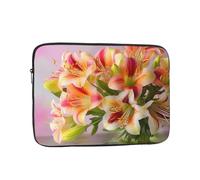 Alstroemeria - Custodia per computer portatile da 17 pollici, impermeabile, leggera, per computer portatile