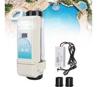 ALSUP Cloratore di Sale deror, Piscine galloniche, generatore di Cloro Selfcleaningsalt Piscina di Sale Cloro generatore di Cloro per Piscina,EC-20