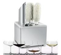 ALSUP Lucidatrice per Bicchieri Elettrica 300~660 Bicchieri/Ora | Macchina Asciugatrice con 3/5/8 Spazzole per Calici Vino Champagne Birra Cucina Professionale 5Heads