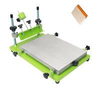 ALSUP Macchina da Stampa A Schermo Piatto per Vetro, Plastica, Legno-Tavolo da Stampa Serigrafica Fatto A Mano con Spatola Piano di Lavoro Spesso, per Vari Prodotti Piatti M