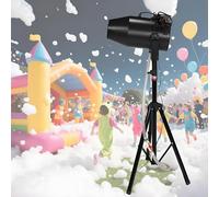 ALSUP Macchina per Schiuma 1000 W per Feste All'aperto, Cannone a Schiuma, Distanza 6-10 M/Area 80㎡, Angolo Regolabile, Effetto Scenico, per Matrimoni E attività Fest