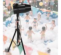 ALSUP Macchina Schiuma Palco Grandi Dimensioni, Macchina per Schiuma di Grandi Dimensioni da 1000 W, Macchina per la Produzione di Schiuma a Getto da palco Professionale, Distanza 6-10 m/Area 80㎡