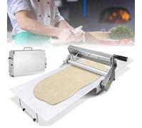 ALSUP Pressa Manuale per Impasto per Pizza, Sfogliatrice per Pasta in Acciaio Inossidabile, Macchina per Formare Pizza per Pizza, Tortilla, Pasticceria,Type400