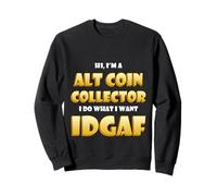 Alt Coin Collector Costume GPU Spec Mining Crypto Miner Meme Felpa