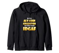Alt Coin Collector Costume GPU Spec Mining Crypto Miner Meme Felpa con Cappuccio