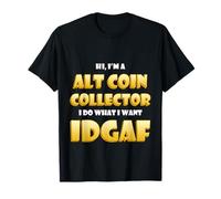 Alt Coin Collector Costume GPU Spec Mining Crypto Miner Meme Maglietta
