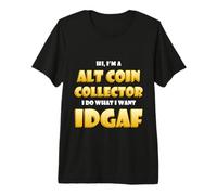 Alt Coin Collector Costume GPU Spec Mining Crypto Miner Meme Maglietta Premium