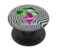 Alt Gnome Scacchiera Fungo Art PopSockets PopGrip Adesivo