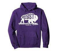 Alt US National Park Resist Service T Shirt Bisonte Vintage Felpa con Cappuccio