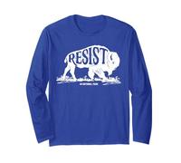 Alt US National Park Resist Service T Shirt Bisonte Vintage Maglia a Manica