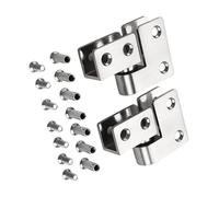 Alta Capacità 304 Toilet Panel Fastener Costruzione stabile Montaggio nascosto per le partizioni del bagno pubblico Cerniera nascosta in acciaio inossidabile