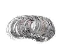 Alta capacità di carico Filo for molle in acciaio inossidabile da 100 m ~ 1 m, filo duro, filo completamente duro, diametro 0,02/0,3/0,4/0,5/0,6/0,8/1,5/2,5/3 mm(0.08mmX100m)