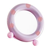 Alta definizione amichevole di vetro di vanità di viaggio e costruzione infrangibile e portatile flessibile degli angoli