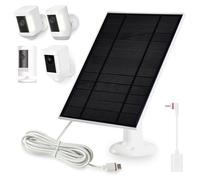 Alta Efficienza 6W 5V Pannello Solare Scandole Ricarica per Telecamera di Sicurezza Piastra Scandole Alta Efficienza per Anelli Macchina Fotografica