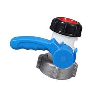 Alta Efficienza DN50 Valvole Alluminio E Plastica Design Adattatore Aggiornamenti Per Serbatoi 1000L Scarico Liquido Alluminio Industriale Valvole Farfalla