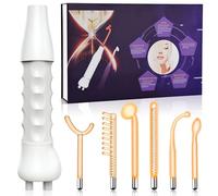Alta Frequenza Viso, iklestar Professionale kit di Macchine ad High Fre Quency Wand 6 PCS per uso Domestico del Salone di cura della pelle