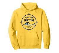 Alta Marea Bassa Marea Malato Soggiorno al Tuo Fianco Nautico Felpa con Cappuccio, Unisex per Adulti, Limone, L