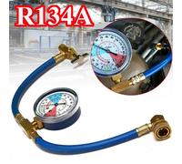 Alta Performance A/C Ricarica Tubo Con Sicurezza Valvola E Manometro Pressione